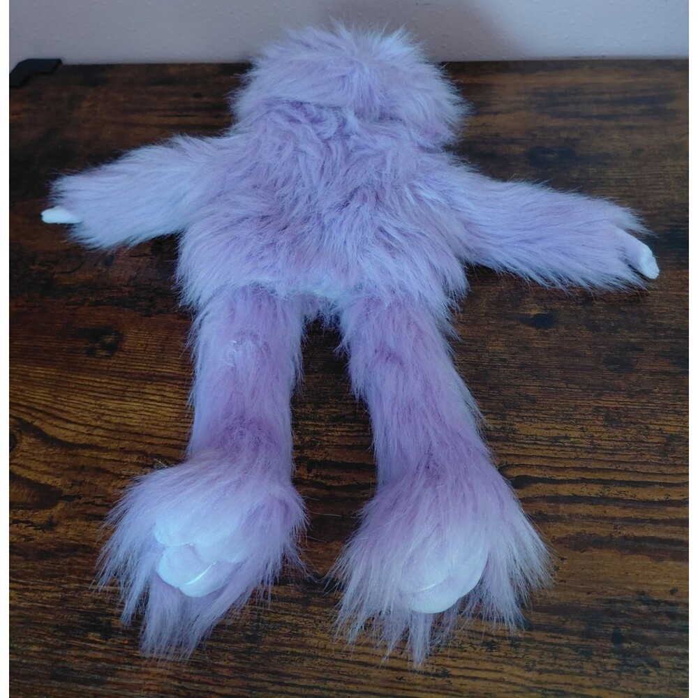Silly Puppets Purple Lavender Monster 14" Full Body Hand Puppet 2008 Plush - Picture 3 of 6